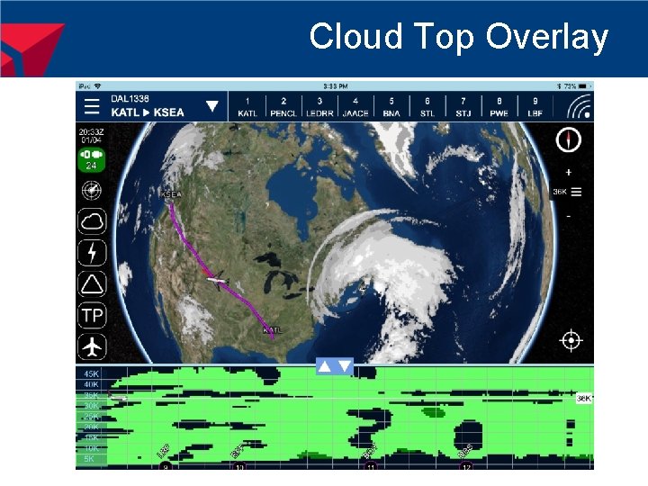 Cloud Top Overlay 