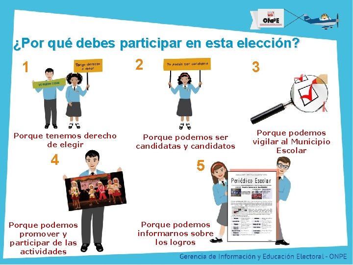 Título de la Presentación ¿Por qué debes participar en esta elección? 1 Porque tenemos