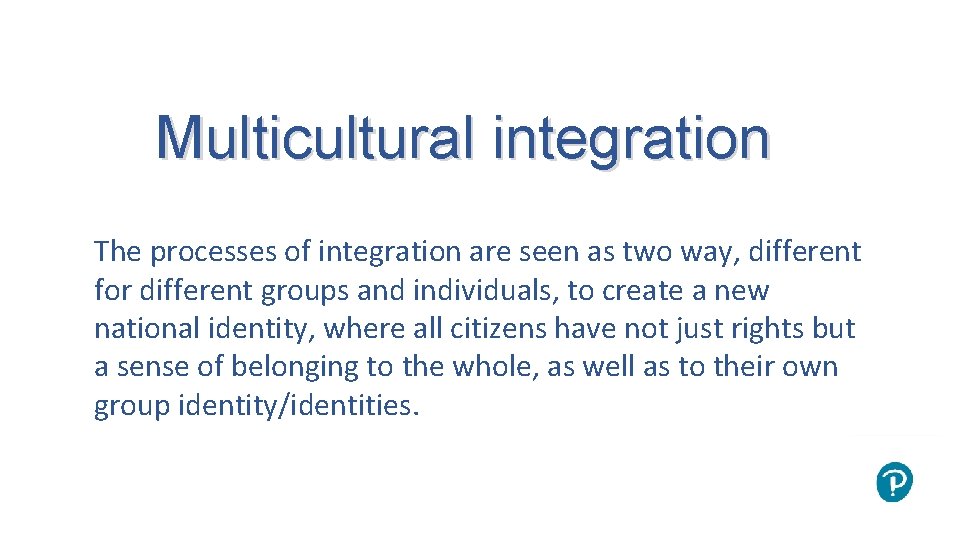 Edexcel Politics Alevel Noncore Political Ideas Multiculturalism Key