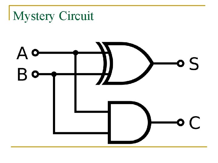 Mystery Circuit 