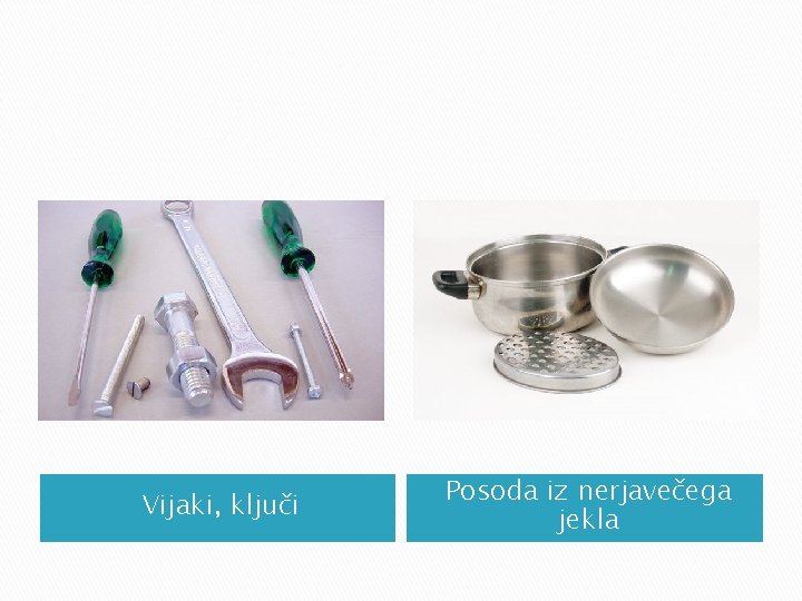 Vijaki, ključi Posoda iz nerjavečega jekla Vijaki, ključi Posoda iz nerjavečega jekla