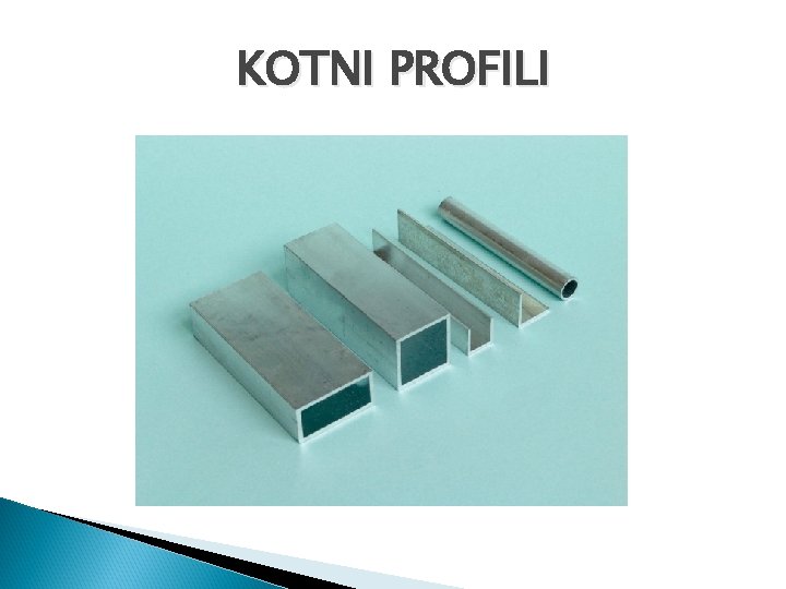 KOTNI PROFILI KOTNI PROFILI