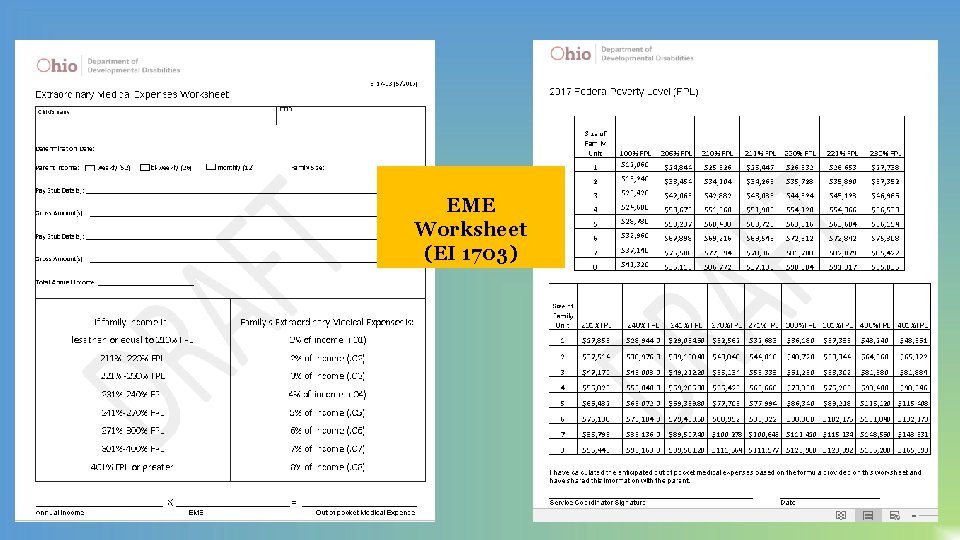 EME Worksheet (EI 1703) 