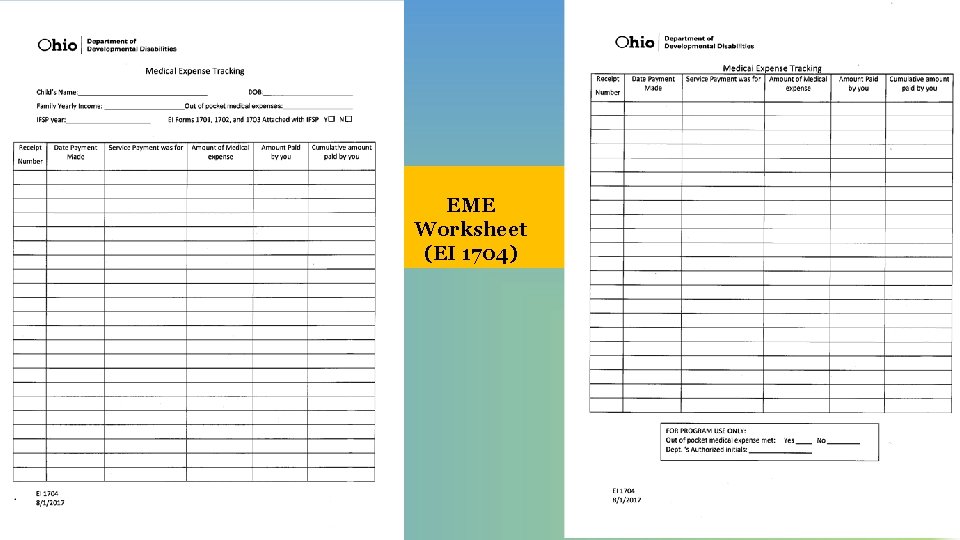 EME Worksheet (EI 1704) 