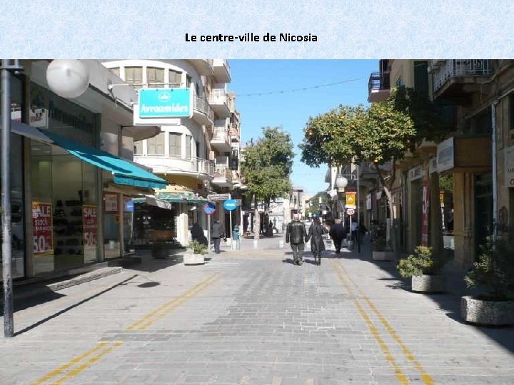 Le centre-ville de Nicosia 