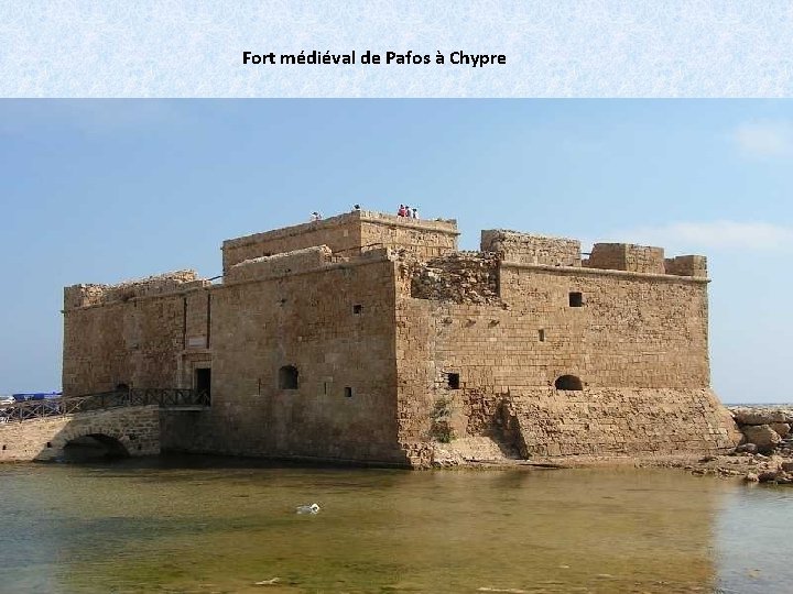 Fort médiéval de Pafos à Chypre 