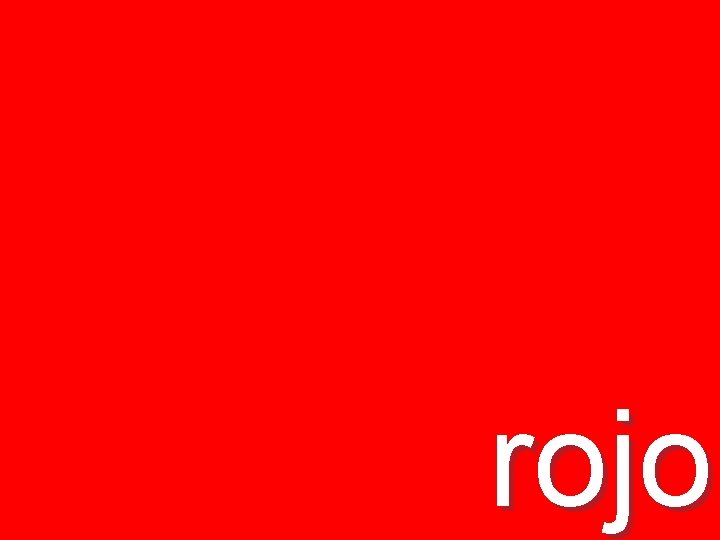 rojo 