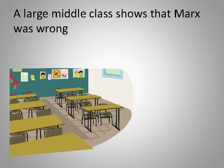 A large middle class shows that Marx was wrong 