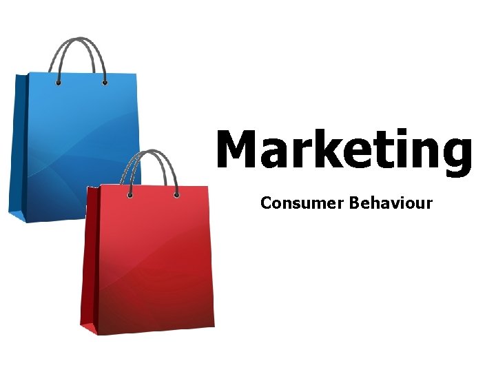 Marketing Consumer Behaviour 