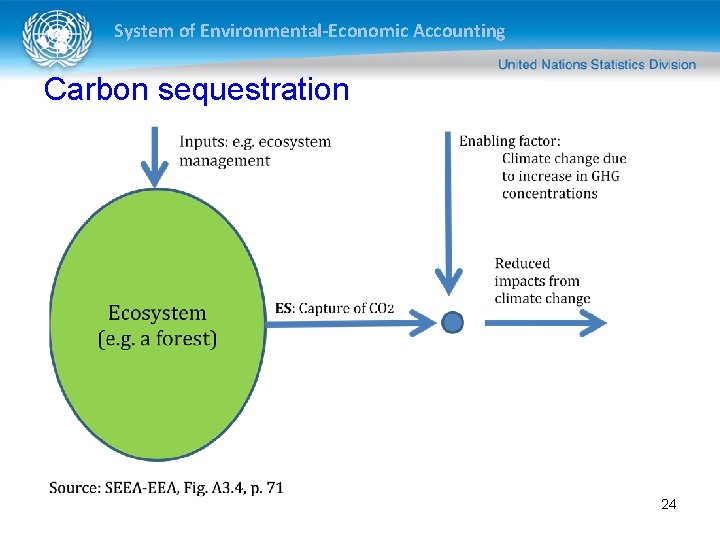 System of Environmental-Economic Accounting Carbon sequestration 24 