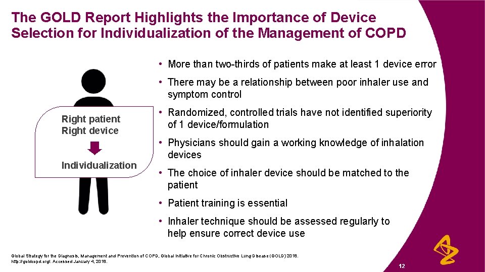The GOLD Report Highlights the Importance of Device Selection for Individualization of the Management