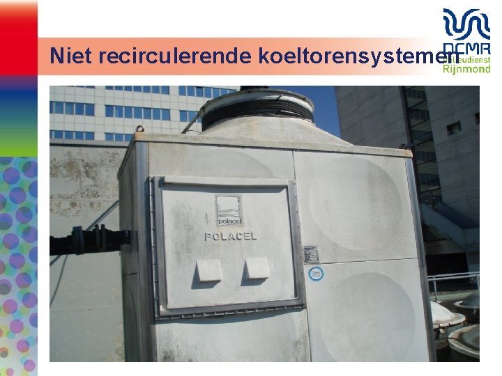 Niet recirculerende koeltorensystemen 