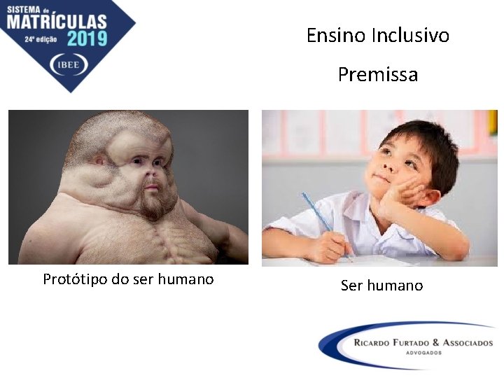 Ensino Inclusivo Premissa Protótipo do ser humano Ser humano 