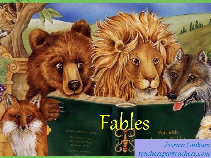 Fables Jessica Giuliani teacherspayteachers. com 