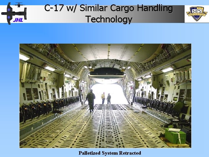 C-17 w/ Similar Cargo Handling Technology Palletized System Retracted 
