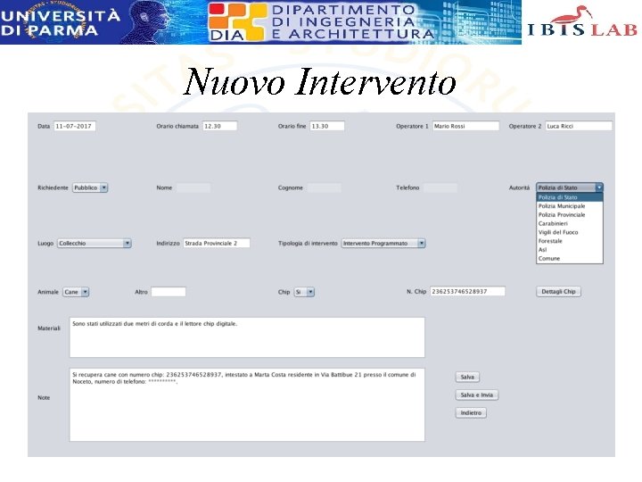 Nuovo Intervento 