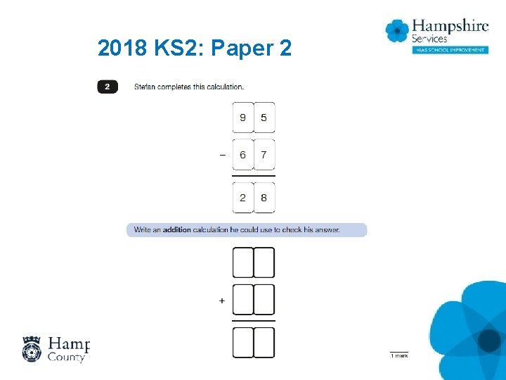 2018 KS 2: Paper 2 2018 KS 2: Paper 2