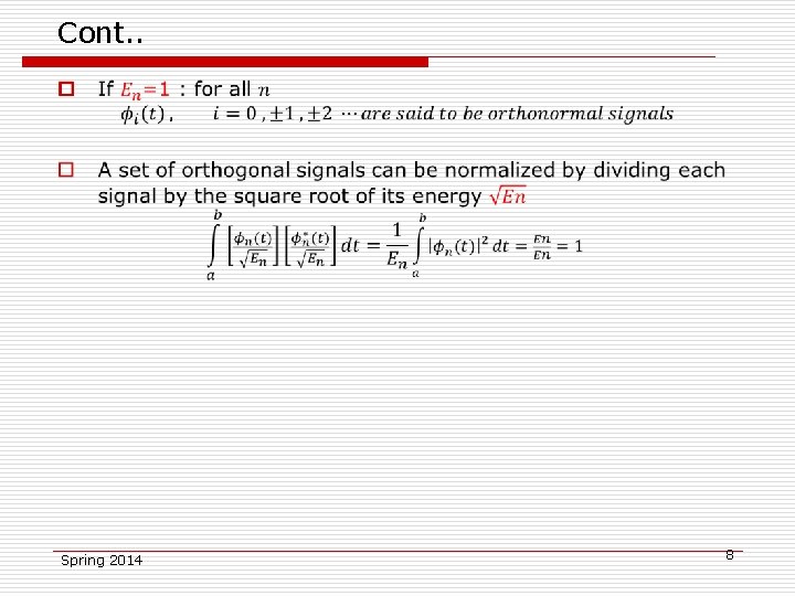 Lecture 9 EE 221 Signals Analysis and Systems