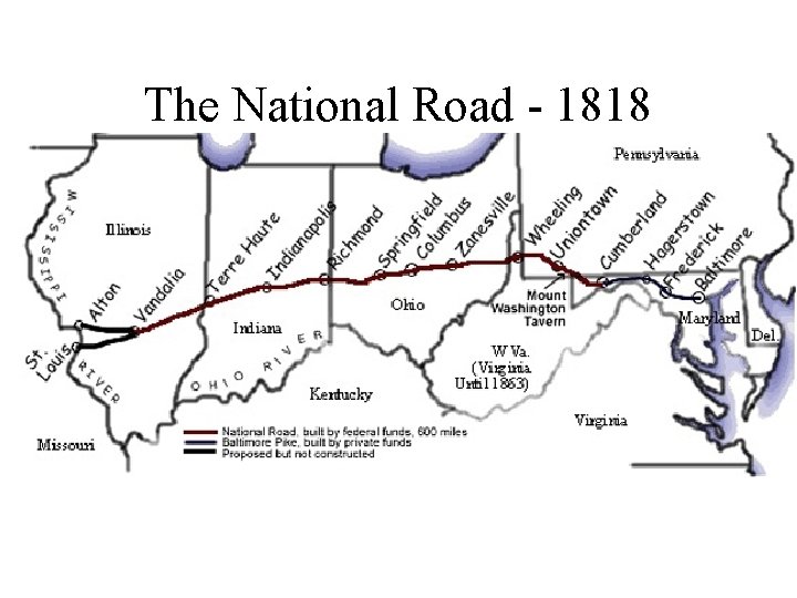 The National Road - 1818 