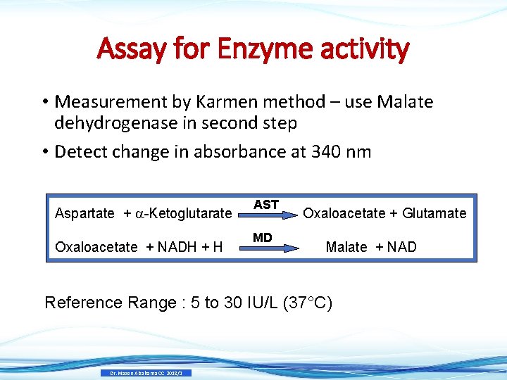 Enzymes Part 1 Lecture 8 Dr Mazen Alzaharna