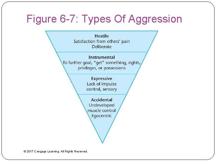 Figure 6 -7: Types Of Aggression © 2017 Cengage Learning. All Rights Reserved. Figure 6 -7: Types Of Aggression © 2017 Cengage Learning. All Rights Reserved.