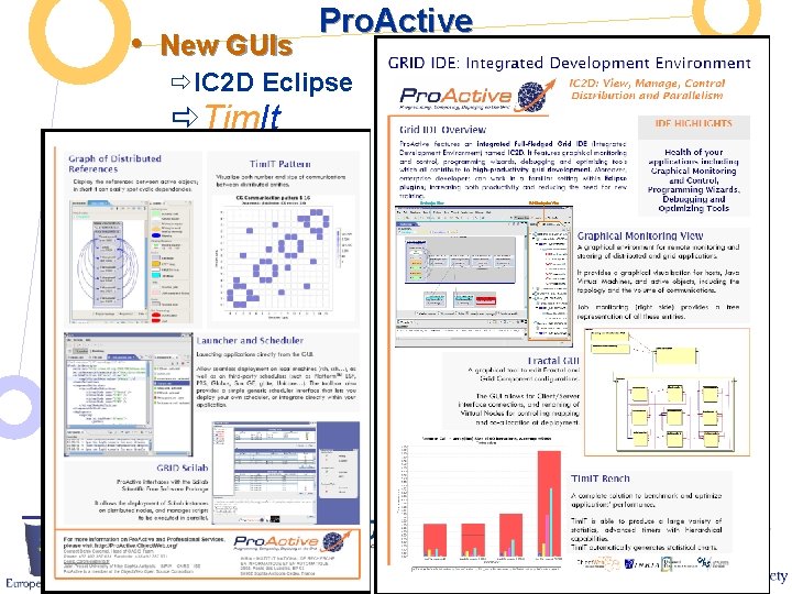  • New GUIs Pro. Active ðIC 2 D Eclipse ðTim. It European Commission