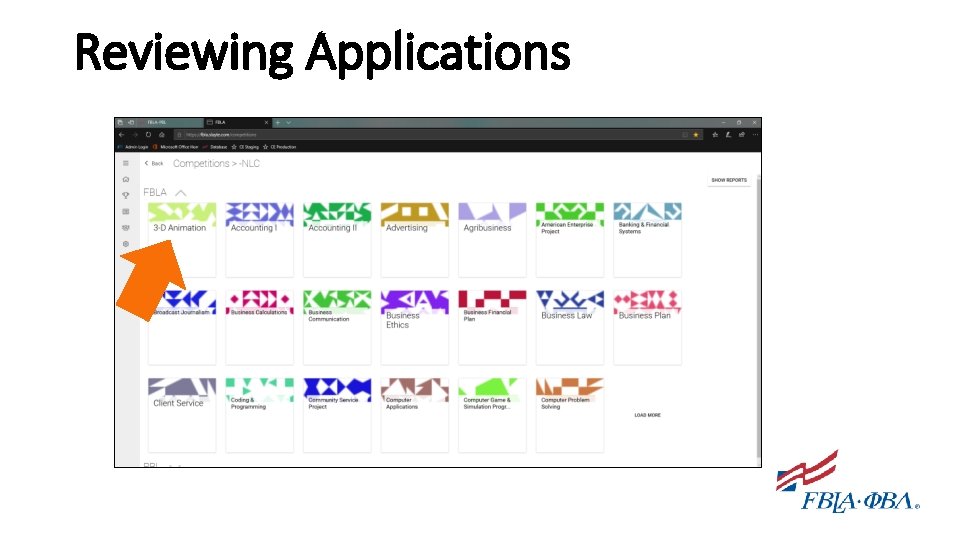 Reviewing Applications 