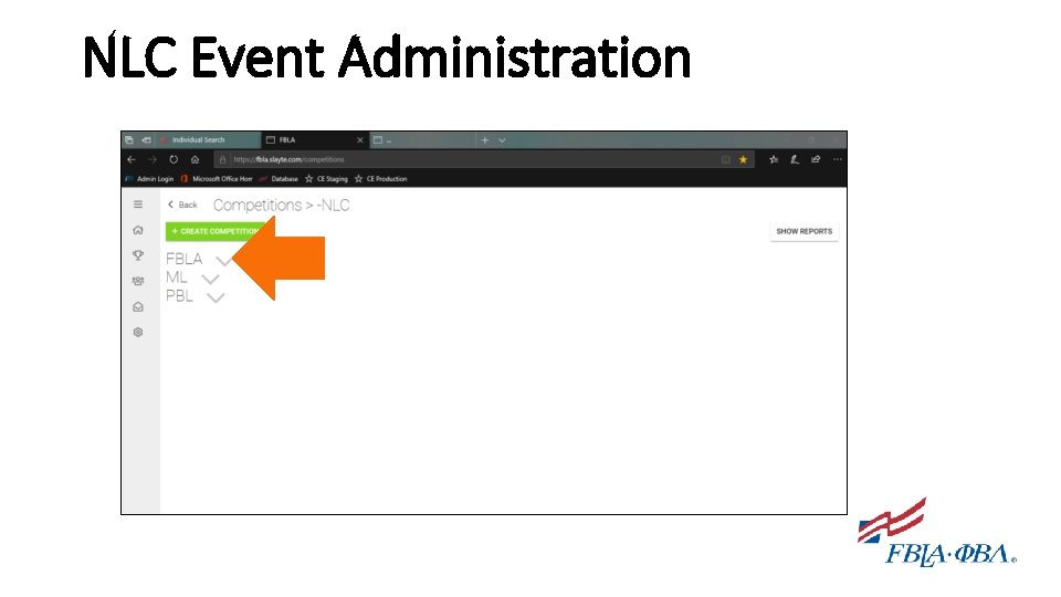 NLC Event Administration 