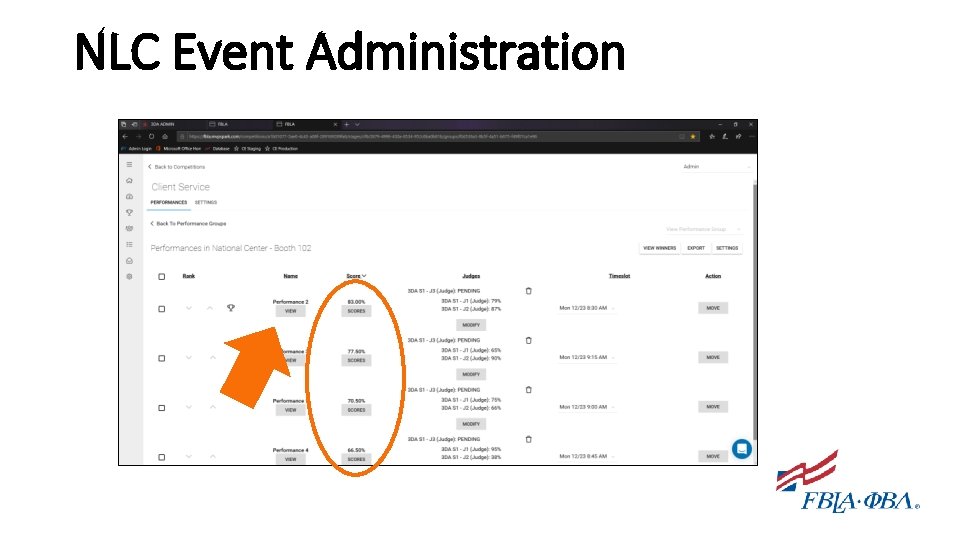 NLC Event Administration 