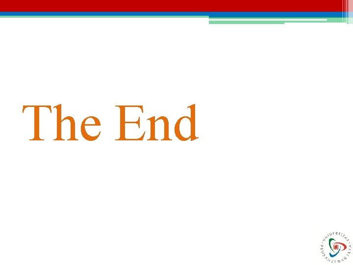 The End 