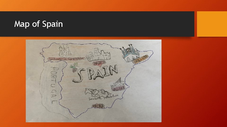 Map of Spain 