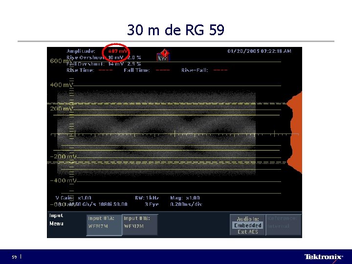 30 m de RG 59 59 