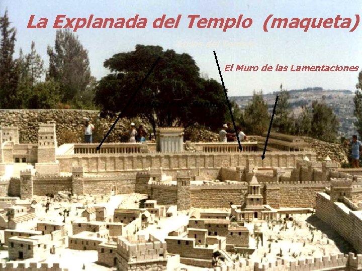 La Explanada del Templo (maqueta) Atrios del Templo El Muro de las Lamentaciones Santo