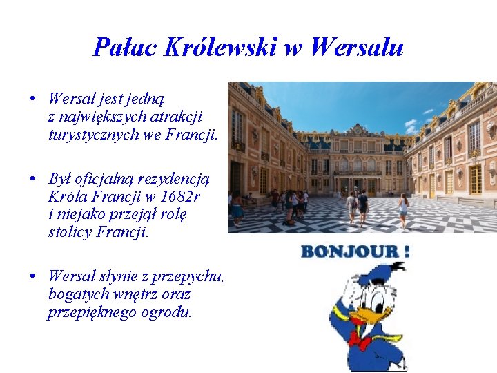 Pałac Królewski w Wersalu • Wersal jest jedną z największych atrakcji turystycznych we Francji.