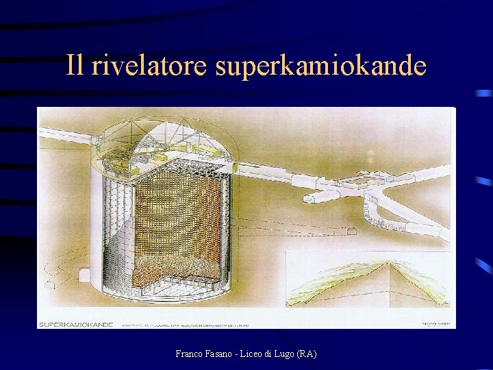 Il rivelatore superkamiokande Franco Fasano - Liceo di Lugo (RA) 