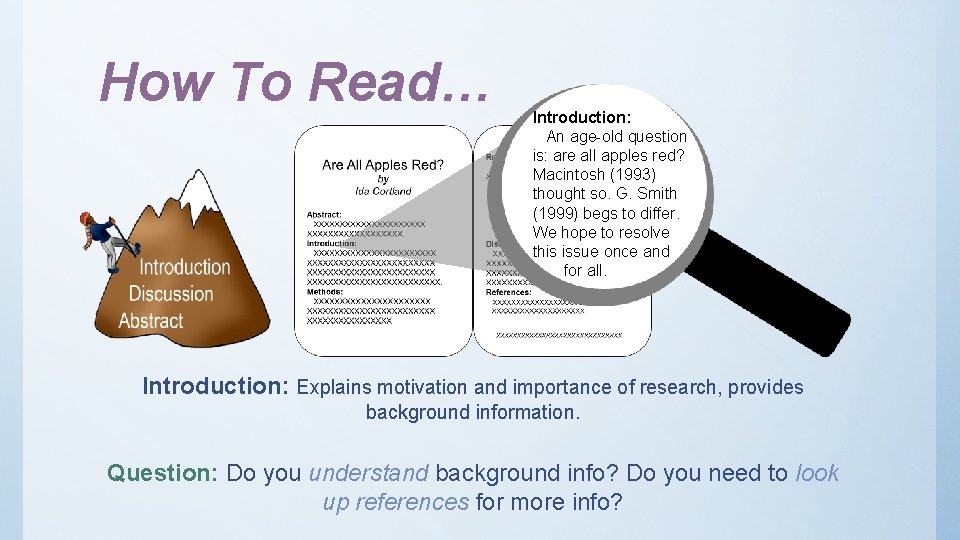How To Read… Introduction: An age-old question is: are all apples red? Macintosh (1993) How To Read… Introduction: An age-old question is: are all apples red? Macintosh (1993)