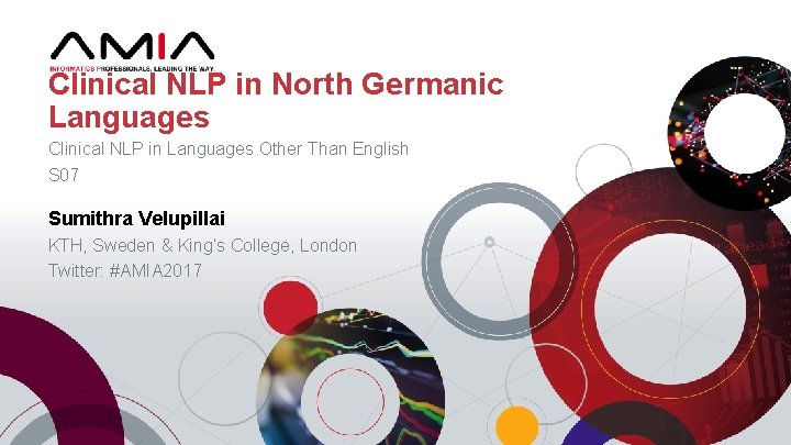 Clinical NLP in North Germanic Languages Clinical NLP in Languages Other Than English S