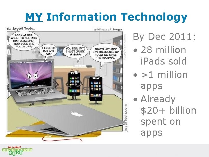 MY Information Technology By Dec 2011: • 28 million i. Pads sold • >1 MY Information Technology By Dec 2011: • 28 million i. Pads sold • >1