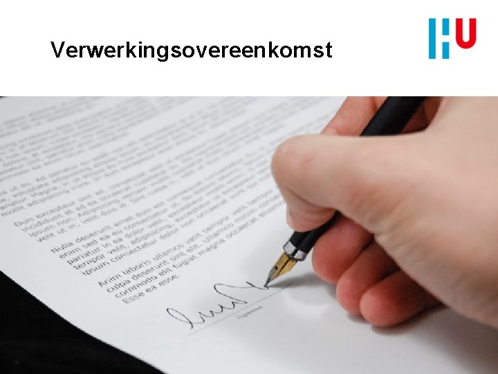 Verwerkingsovereenkomst 