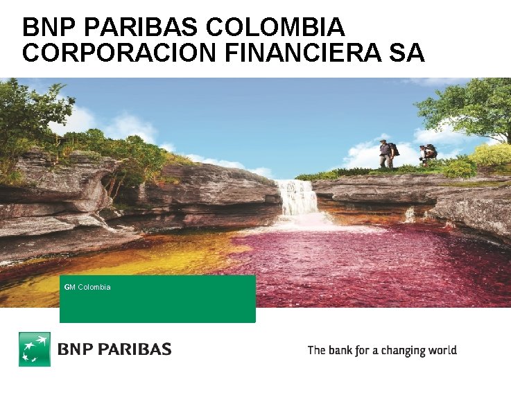 BNP PARIBAS COLOMBIA CORPORACION FINANCIERA SA GM Colombia 