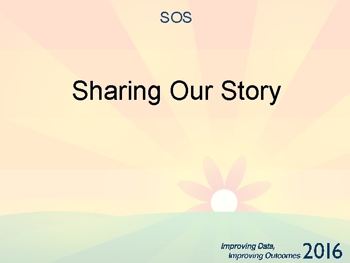 SOS Sharing Our Story 