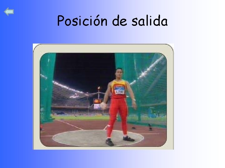 Posición de salida 