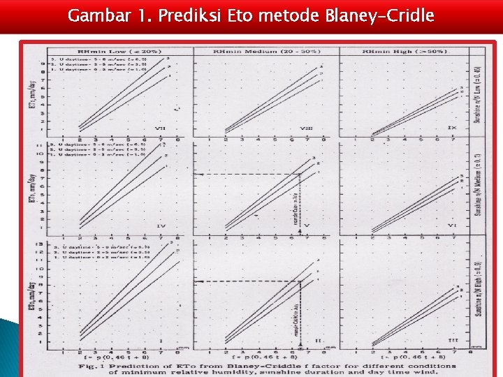 Gambar 1. Prediksi Eto metode Blaney-Cridle 