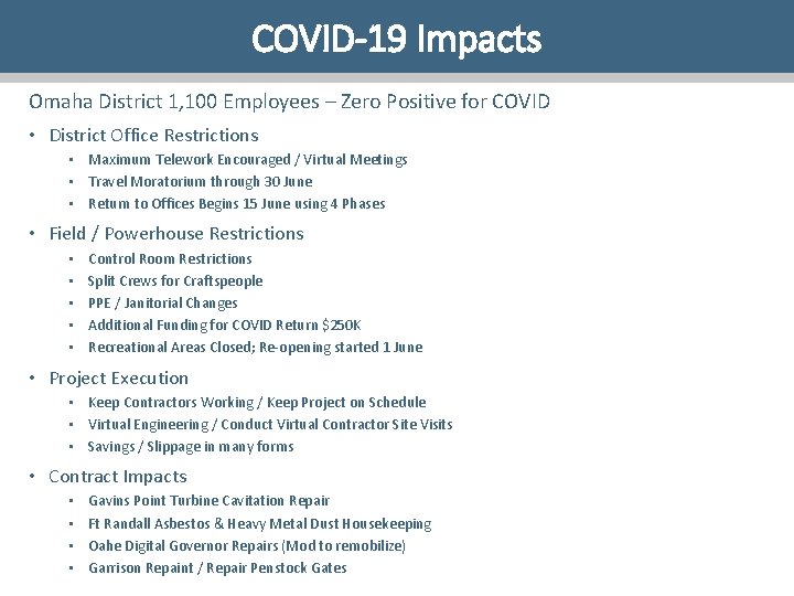 COVID-19 Impacts Omaha District 1, 100 Employees – Zero Positive for COVID • District