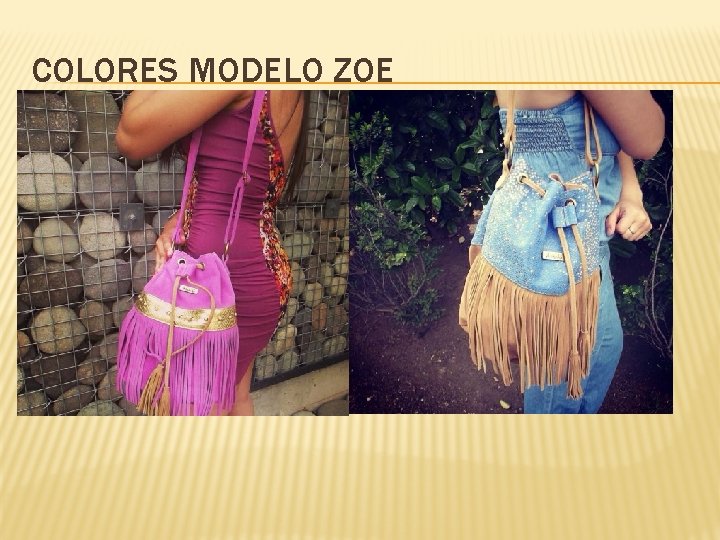 COLORES MODELO ZOE 