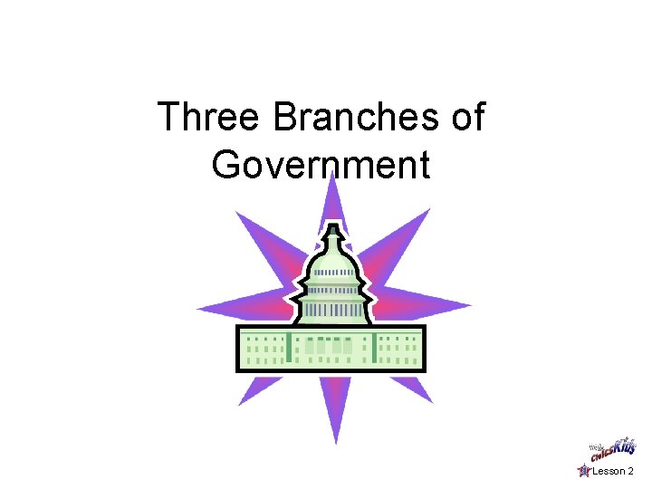 Three Branches of Government Lesson 2 