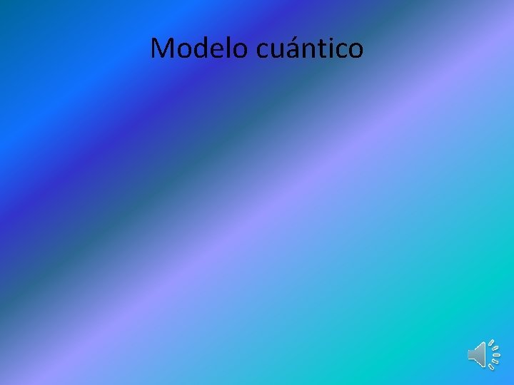 Modelo cuántico 