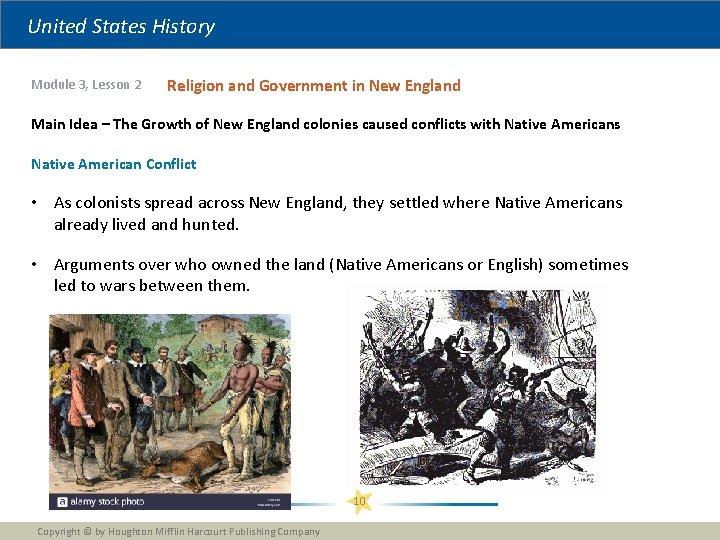 United States History Module 3, Lesson 2 Religion and Government in New England Main