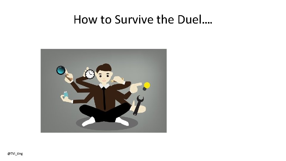 How to Survive the Duel…. @TVI_ting 