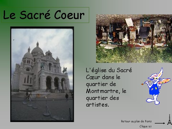 Le Sacré Coeur L'église du Sacré Cœur dans le quartier de Montmartre, le quartier